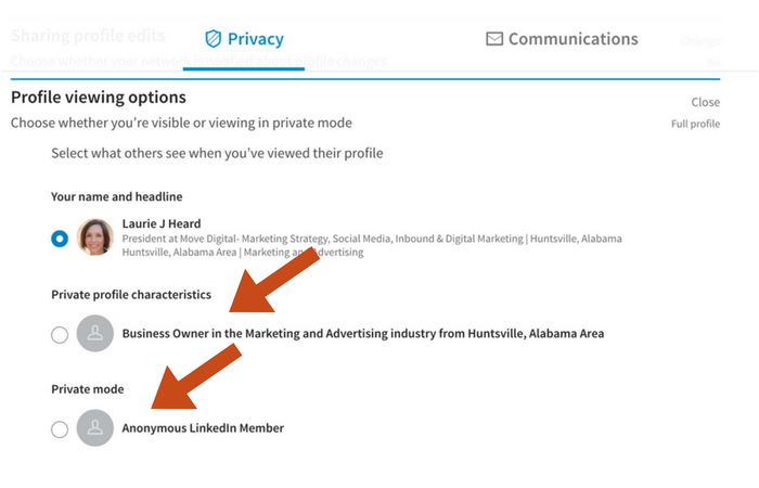 LinkedIn Privacy
