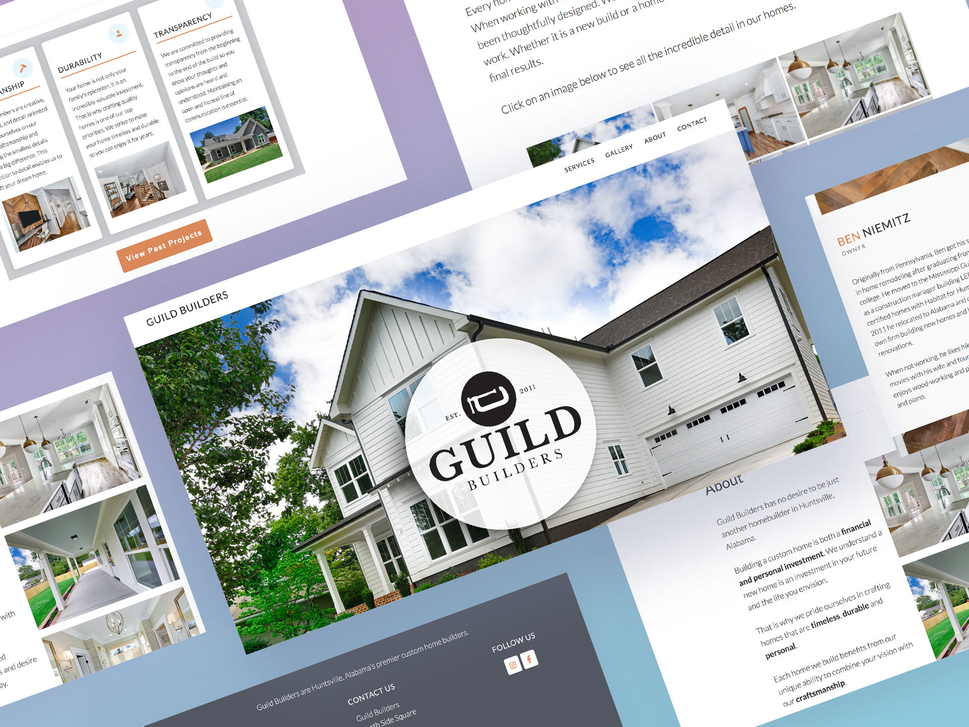 Guild Builders website images
