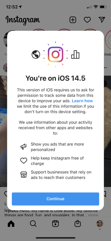 iOS 14 update opt in